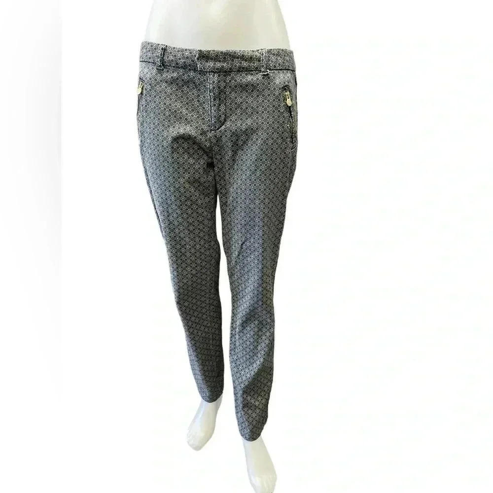 U.S. Polo Assn Printed Stretch Straight Leg Pants Size 8